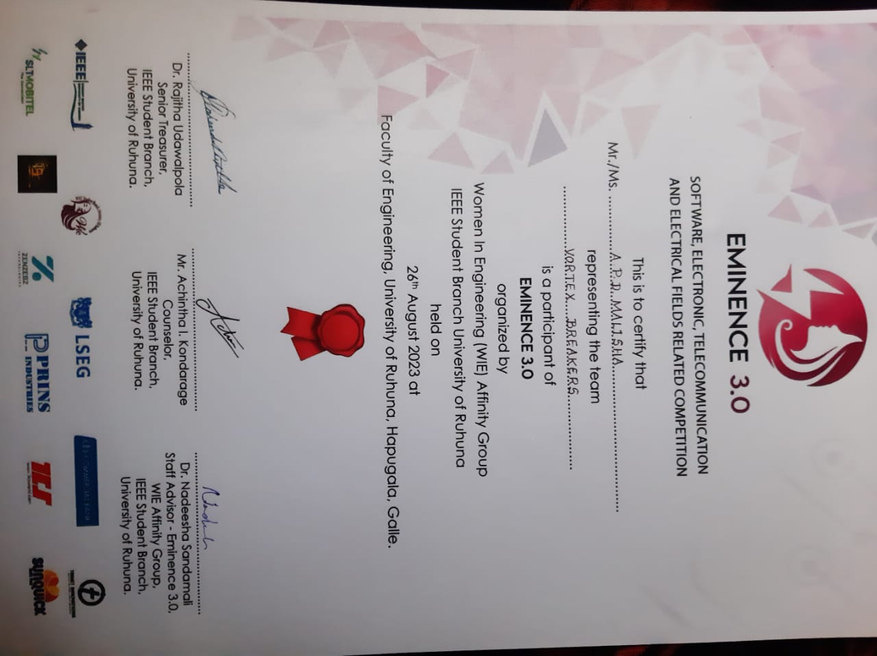 certificate image